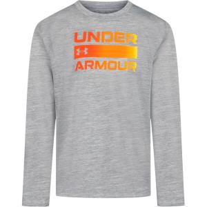 imageUnder Armour Boys Outdoor Long Sleeve Tee Stylish Crew Neckline Cute Full FitSteel Twist