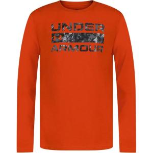 imageUnder Armour Boys Outdoor Long Sleeve Tee Stylish Crew Neckline Cute Full FitSurplus Orange