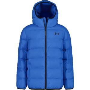 imageUnder Armour Boys Pronto Puffer Jacket MidWeight Zip Up Closure Repels WaterBlue Atlantis