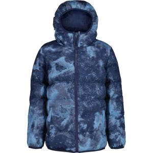 imageUnder Armour Boys Pronto Puffer Jacket MidWeight Zip Up Closure Repels WaterWashed Navy Printed