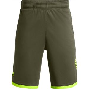 imageUnder Armour Boys Stunt 30 ShortsMarine Od Green 390Highvis Yellow