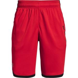 imageUnder Armour Boys Stunt 30 ShortsRed 600Mod Gray