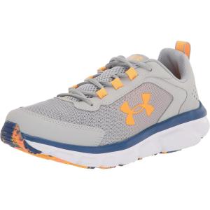imageUnder Armour UnisexBaby Grade School Assert 9 Running Shoe108 Mod GrayBauhaus BlueRise