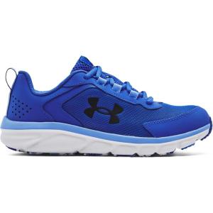 imageUnder Armour UnisexBaby Grade School Assert 9 Running Shoe401 Versa BlueCarolina BlueBlack