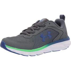 imageUnder Armour UnisexBaby Grade School Assert 9 Running ShoePitch Gray 101White