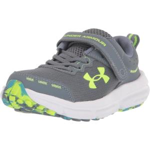 imageUnder Armour UnisexChild Pre School Assert 10 Alternate Closure101 GravelGlacier BlueLime Surge