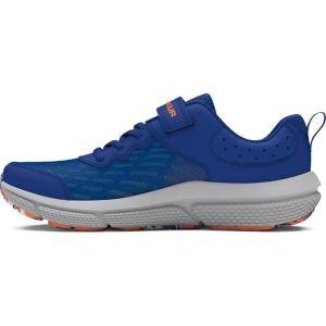 imageUnder Armour UnisexChild Pre School Assert 10 Alternate Closure400 Tech BlueMod GrayOrange Blast