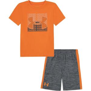 imageUnder Armour babygirls Ua Terrazzo Leopard Heart SetShort SetAtomic Tri Logo