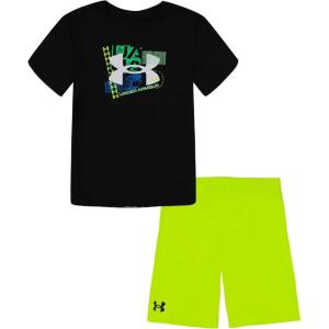 imageUnder Armour babygirls Ua Terrazzo Leopard Heart SetShort SetBlack  Poster Print