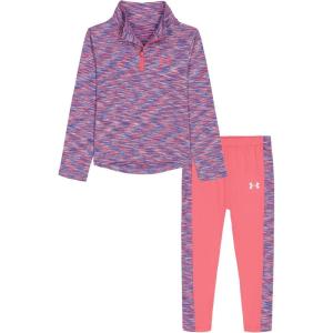 imageUnder Armour babygirls Ua Terrazzo Leopard Heart SetShort SetSuper Pink Twist Tunic