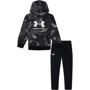 imageUnder Armour boys Hoodie Set Bottoms ampamp Hoodie Lightweight ampamp Relaxed Fit Zip UpBlack Rock Camo