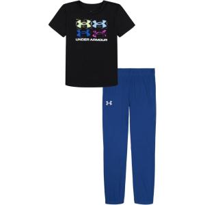 imageUnder Armour boys Hoodie Set Bottoms ampamp Hoodie Lightweight ampamp Relaxed Fit Zip UpBlackRoyal Blue