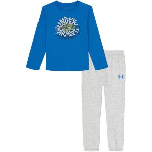 imageUnder Armour boys Hoodie Set Bottoms ampamp Hoodie Lightweight ampamp Relaxed Fit Zip UpBlue Atlantis Fish Splash