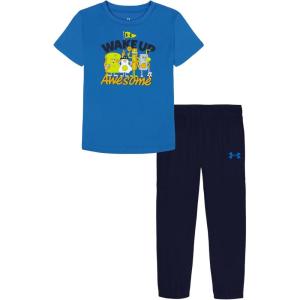 imageUnder Armour boys Hoodie Set Bottoms ampamp Hoodie Lightweight ampamp Relaxed Fit Zip UpBlue Atlantis Tech