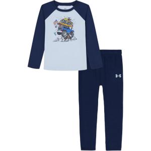 imageUnder Armour boys Hoodie Set Bottoms ampamp Hoodie Lightweight ampamp Relaxed Fit Zip UpBlue Calm Rock Crawler