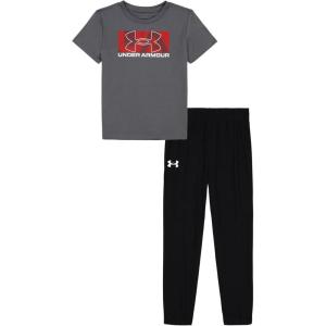 imageUnder Armour boys Hoodie Set Bottoms ampamp Hoodie Lightweight ampamp Relaxed Fit Zip UpCastlerockRed
