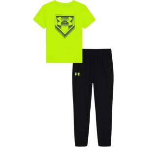 imageUnder Armour boys Hoodie Set Bottoms ampamp Hoodie Lightweight ampamp Relaxed Fit Zip UpHivis Baseball