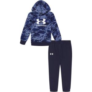 imageUnder Armour boys Hoodie Set Bottoms ampamp Hoodie Lightweight ampamp Relaxed Fit Zip UpNavy Marble