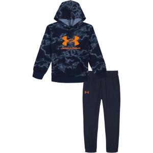 imageUnder Armour boys Hoodie Set Bottoms ampamp Hoodie Lightweight ampamp Relaxed Fit Zip UpNavy Tide Shift