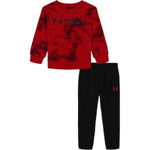 imageUnder Armour boys Hoodie Set Bottoms ampamp Hoodie Lightweight ampamp Relaxed Fit Zip UpRed All Over Print