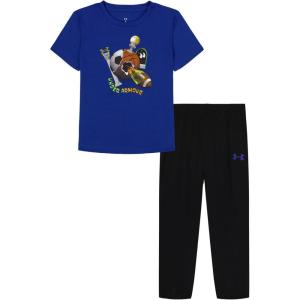imageUnder Armour boys Hoodie Set Bottoms ampamp Hoodie Lightweight ampamp Relaxed Fit Zip UpRoyal Tech