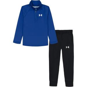 imageUnder Armour boys Hoodie Set Bottoms ampamp Hoodie Lightweight ampamp Relaxed Fit Zip UpRoyal Tech Quarterzip