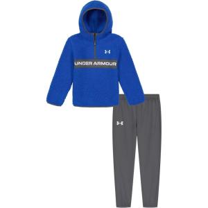 imageUnder Armour boys Hoodie Set Bottoms ampamp Hoodie Lightweight ampamp Relaxed Fit Zip UpTeam Royal Sherpa