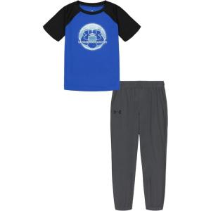 imageUnder Armour boys Hoodie Set Bottoms ampamp Hoodie Lightweight ampamp Relaxed Fit Zip UpTeam Royal Soccer