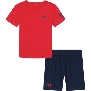 imageUnder Armour boys Outdoor Set Cohesive Pants Or Shorts ampamp TopRed Freedom Flag