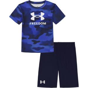 imageUnder Armour boys Outdoor Set Cohesive Pants Or Shorts ampamp TopRoyal Freedom Star