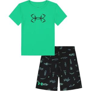 imageUnder Armour boys Outdoor Set Cohesive Pants Or Shorts ampamp TopVapor Green Hook