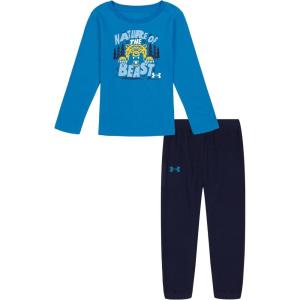 imageUnder Armour boys Short Sleeve Tee and Jogger SetCosmic Blue Nature