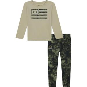imageUnder Armour boys Short Sleeve Tee and Jogger SetCracked Desert Sand