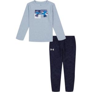 imageUnder Armour boys Short Sleeve Tee and Jogger SetHarbor Blue