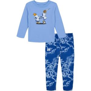 imageUnder Armour boys Short Sleeve Tee and Jogger SetHorizon Blue Multi Sport