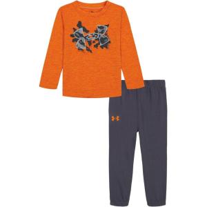 imageUnder Armour boys Short Sleeve Tee and Jogger SetTeam OrangeCamo