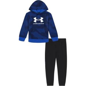 imageUnder Armour boys Short Sleeve Tee and Jogger SetTeam Royal Lino Wave