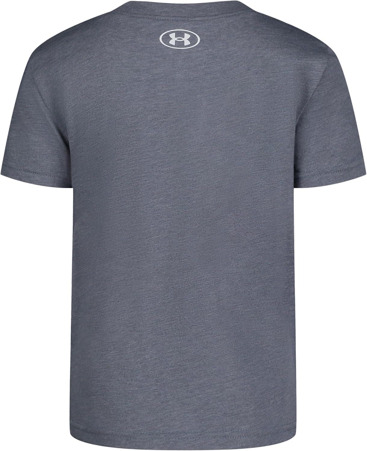 imageUnder Armour Boys Boys Short Sleeve Shirt Crewneck Lightweight and BreathableGravel Alien