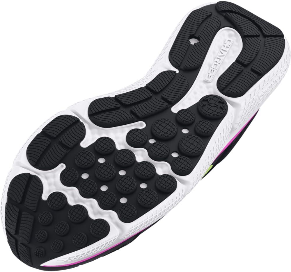 imageUnder Armour Boys Grade School Assert 10002 BlackVivid MagentaMorph Green