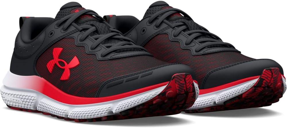 imageUnder Armour Boys Grade School Assert 10003 BlackDeep RedRed