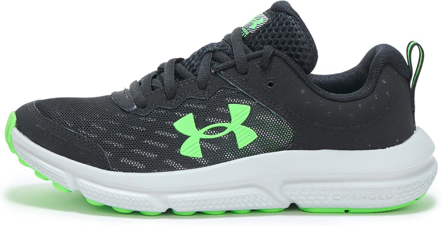 imageUnder Armour Boys Grade School Assert 10006 BlackMod GrayGreen Shock