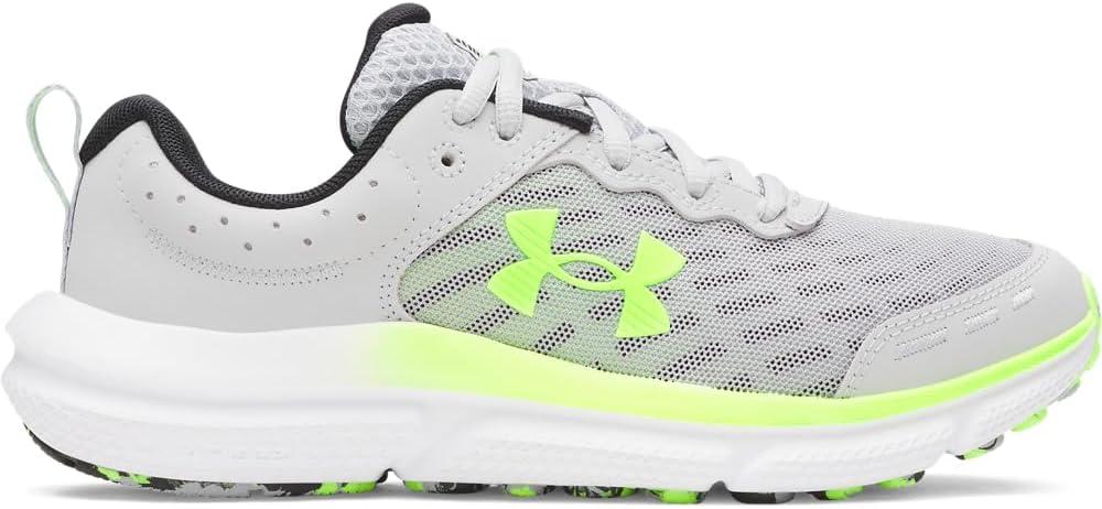 imageUnder Armour Boys Grade School Assert 10012 Mod GrayBlackHyper Green