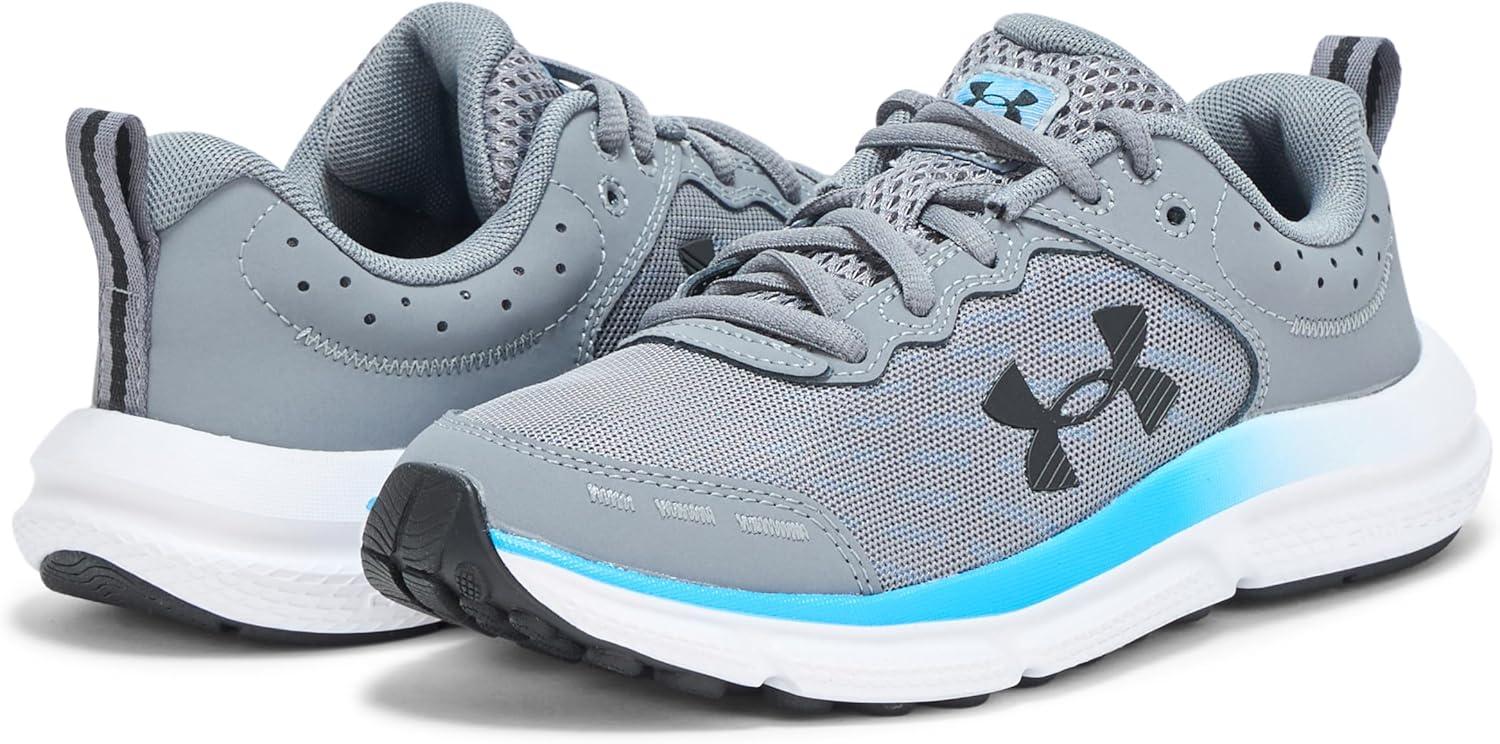 imageUnder Armour Boys Grade School Assert 10024 Titan GrayElectric BlueBlack