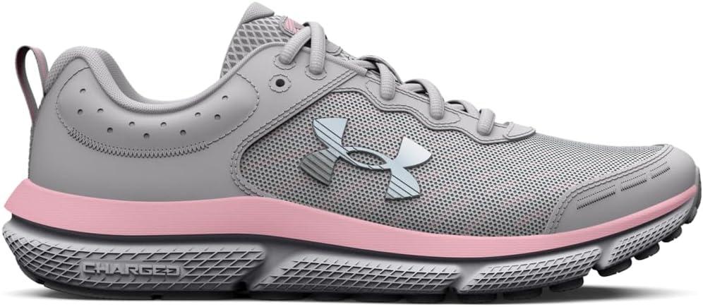 imageUnder Armour Boys Grade School Assert 10100 Halo GrayPink SugarIridescent