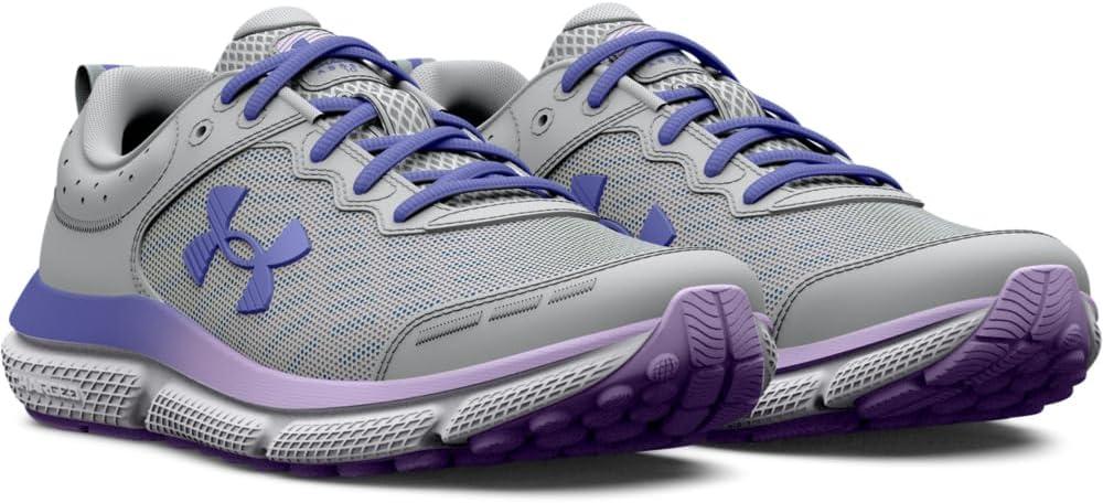 imageUnder Armour Boys Grade School Assert 10100 Mod GrayNebula PurpleBaja Blue