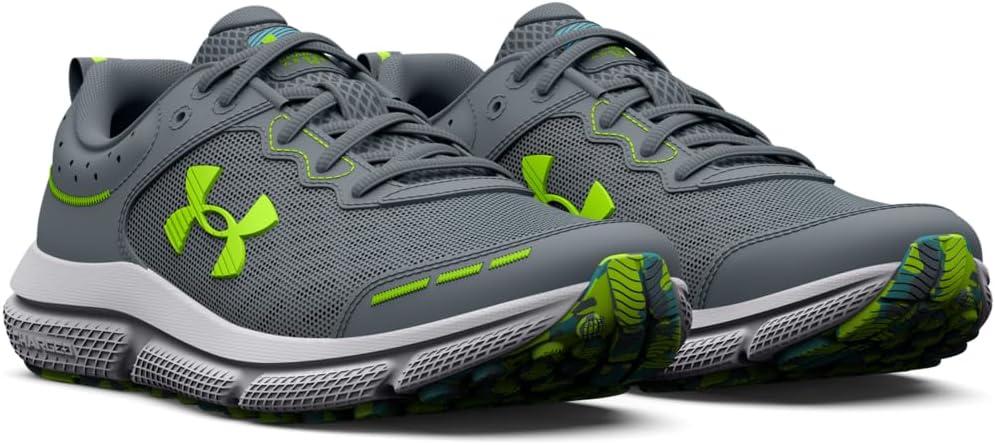 imageUnder Armour Boys Grade School Assert 10102 GravelGlacier BlueLime Surge