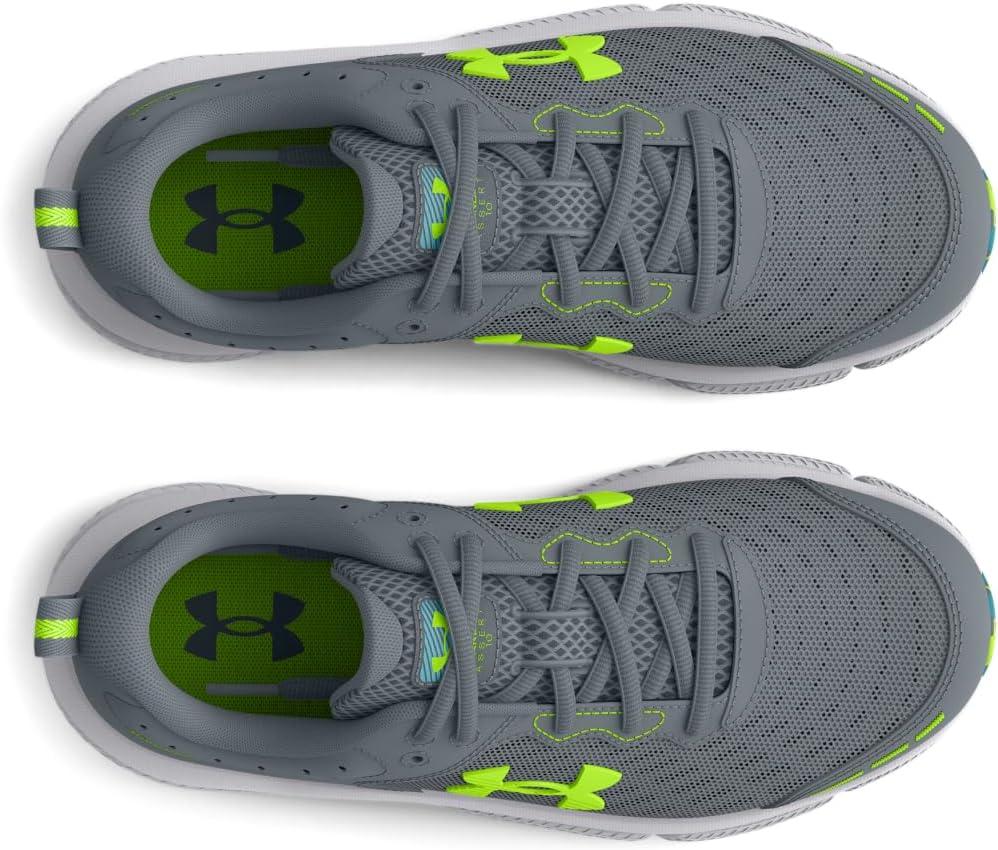 imageUnder Armour Boys Grade School Assert 10102 GravelGlacier BlueLime Surge
