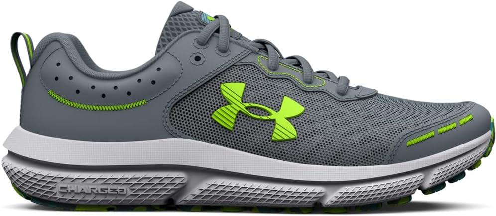 imageUnder Armour Boys Grade School Assert 10102 GravelGlacier BlueLime Surge