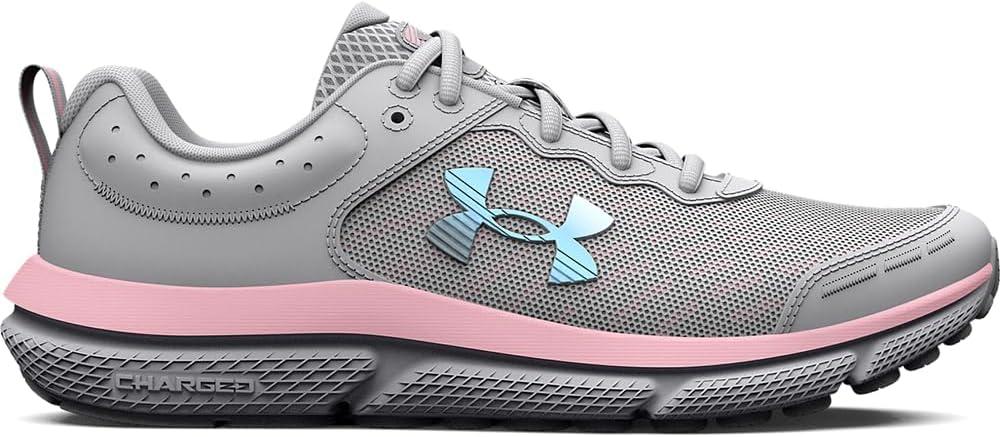 imageUnder Armour Boys Grade School Assert 10102 Halo GrayPink SugarIridescent