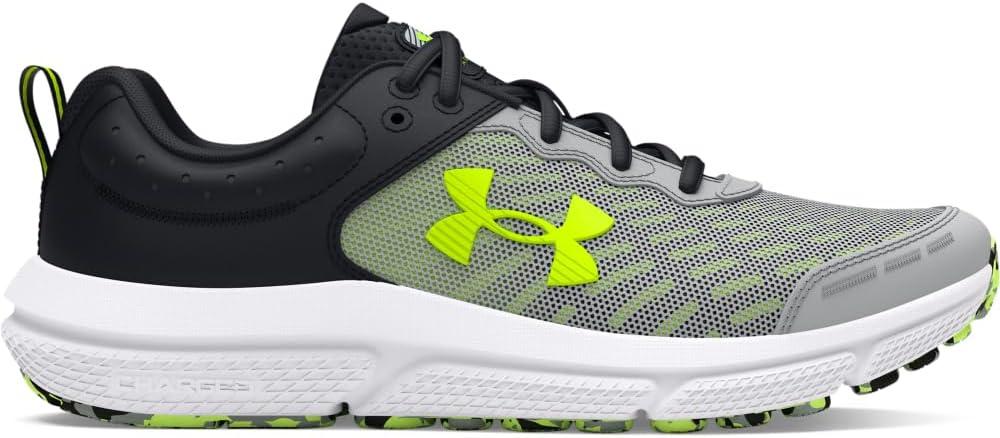 imageUnder Armour Boys Grade School Assert 10102 Mod GrayBlackHigh Vis Yellow